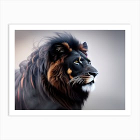 Lion Portrait Art Print