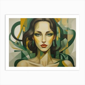 Abstract Of A Woman 6 Art Print