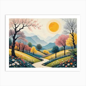 Path To Spring 5 Art Print