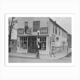 Drugstore, Ray, North Dakota By Russell Lee Art Print