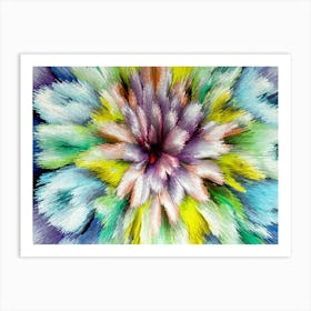 Acrylic Extruded Painting 408 Art Print