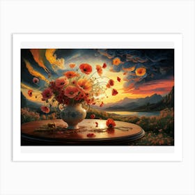 Sunlit Vase Art Print