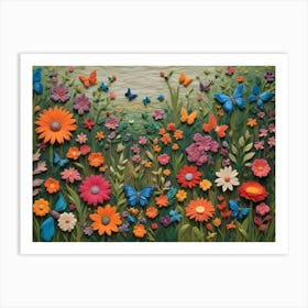 Flower Garden Art Print