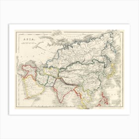 Beeton's Dictionary Of Geography Art Print