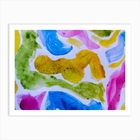 Watercolor Painting Art Print