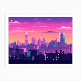 Casablanca Skyline 3 Art Print