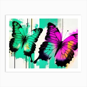 Butterfly Painting 122 Art Print