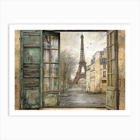 Paris Through a Window # 1 Art Print