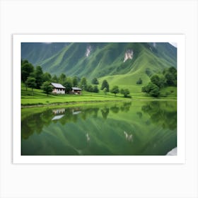 House In The Mountains 3 Art Print