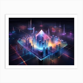 Futuristic Cityscape 27 Art Print