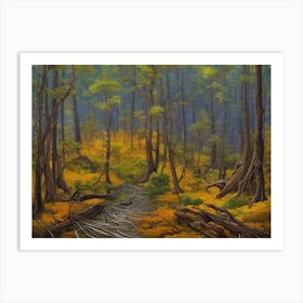 Walk In The Woods 5 Art Print