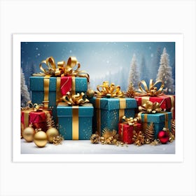 Christmas Presents Art Print