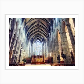 Cathedral Interior 2 Art Print