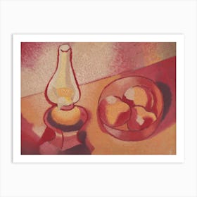 Still Life With A Lamp, Mikuláš Galanda Art Print