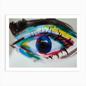 Eye Painting 1 Art Print