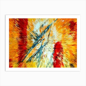 Acrylic Extruded Painting 178 Art Print