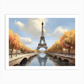 Paris Eiffel Tower 2 Art Print