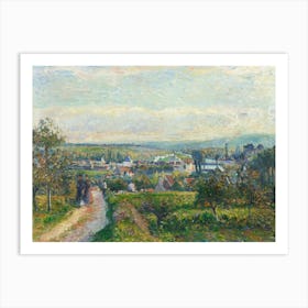 View of Saint Ouen l’Aumône (ca. 1876), Camille Pissarro Art Print