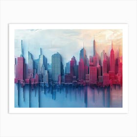 New York City Skyline Art Print