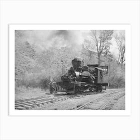 Locomotive Of Logging Train, Baker County, Oregon By Russell Lee Art Print