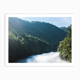 Smoky Mountain River Art Print