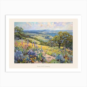 Western Landscapes Texas Hill Country 3 Poster Art Print