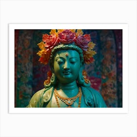 Buddha statue 3 Art Print