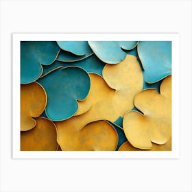 Lotus Leaves Art Print