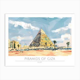 Pyramids Of Giza 1 Art Print