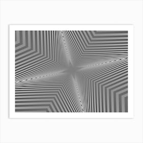 Vector Illustration Of The Abstract Triangle Pattern Geometric Figure Art Print