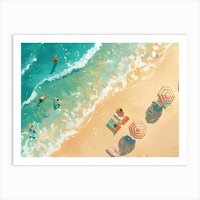 Summer Beach Art Print