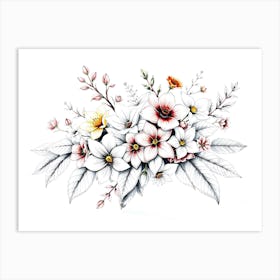 Flowers 1 Art Print