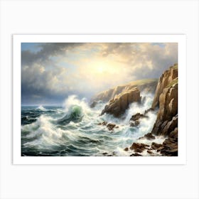 Stormy Seas 6 Art Print