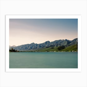 Mountains And Water Art Print