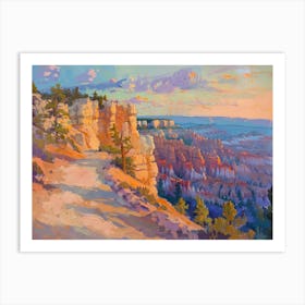 Western Sunset Landscapes Bryce Canyon Utah Art Print