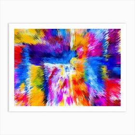 Acrylic Extruded Painting 101 Art Print