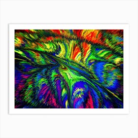 Acrylic Extruded Painting 72 Art Print