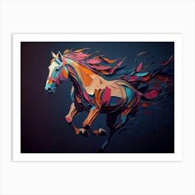 Abstract Horse Art Print