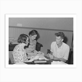 Untitled Photo, Possibly Related To Fsa (Farm Security Administration) Clients Making Plans For Farms In County 1 Art Print