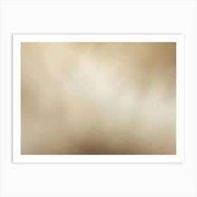 Beige Blurred Background Art Print