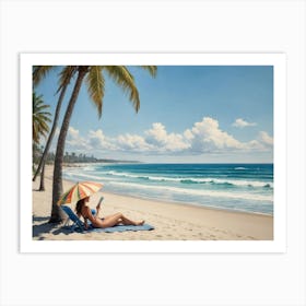 Beach Scenery  Art Print