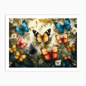 Butterfly Painting 1 Art Print