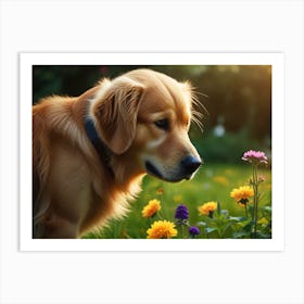 Golden Retriever 2 Art Print