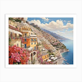 Positano 1 Art Print