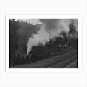 Untitled Photo, Possibly Related To Train Coming Up The Valley On A Narrow Gauge Track, Ouray County, Colorado,Notice Art Print