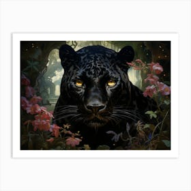 Jaguar In The Jungle Art Print