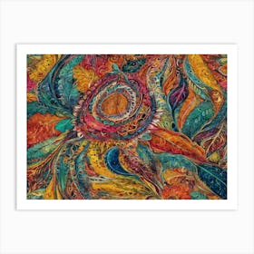 Psychedelic Painting 2 Art Print