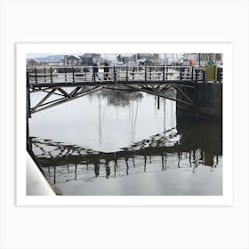 Bridge reflection Art Print