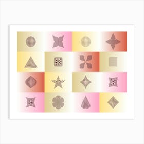 Dots for Shapes 5 Art Print