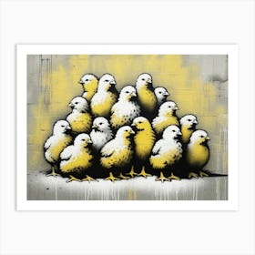 Chickens Art Print